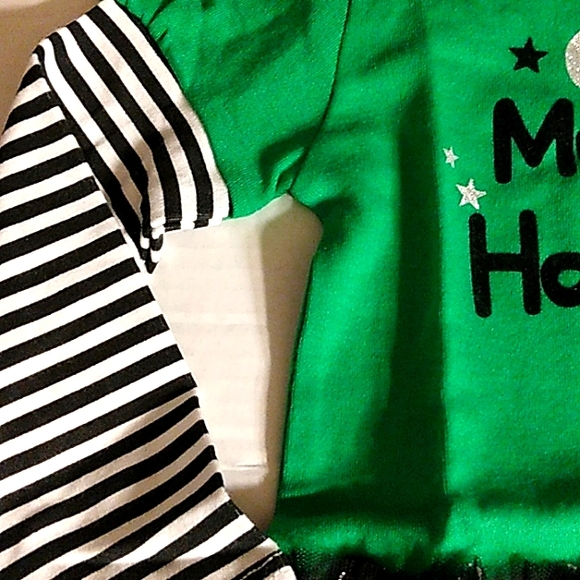 NWT Girls Long Sleeve Tutu "My First Halloween" Bodysuit & Headband Set - Picture 6 of 13